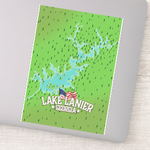 Lake Lanier Georgia Map