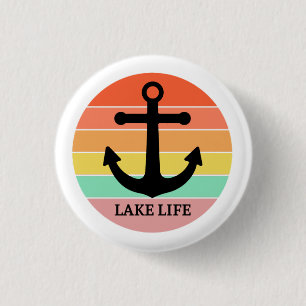 LAKE LIFE 3 CM ROUND BADGE