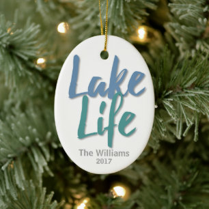 Lake Life Ceramic Tree Decoration