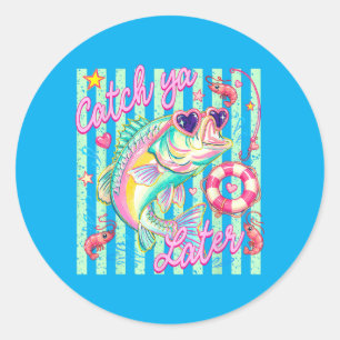 Lake Life Classic Round Sticker
