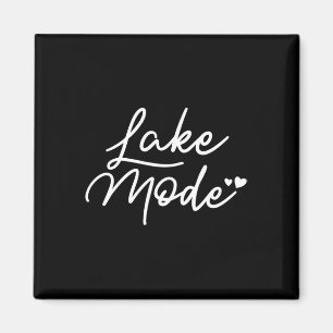 Lake Life In Summer Vacation Of Funny Camping And Magnet