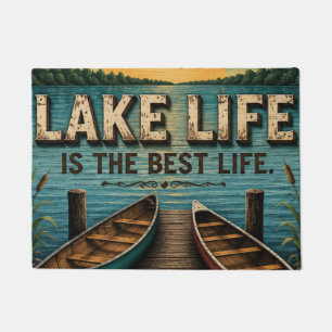 Lake Life Is the Best Life Lake House  Doormat