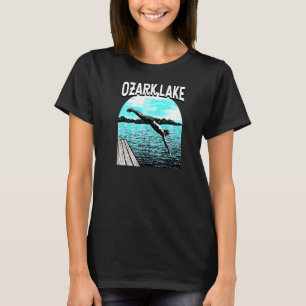 Lake Life Ozark Lake Swimming Missouri Swimmer Swi T-Shirt