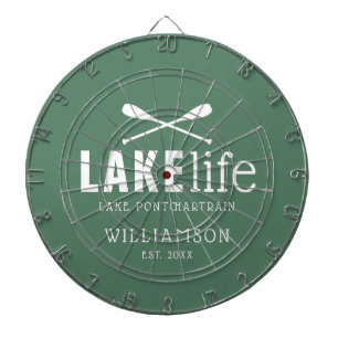Lake Life Paddles Personalised Dartboard