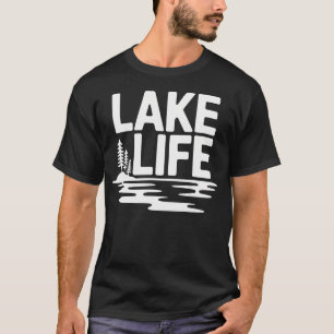 Lake Life Rustic Nature Cabin T-Shirt