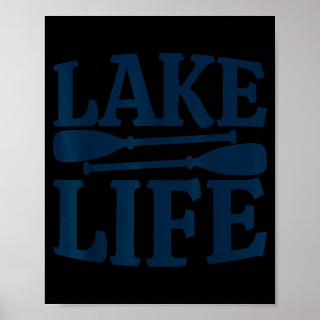 Lake life summer vacation  poster (Front)