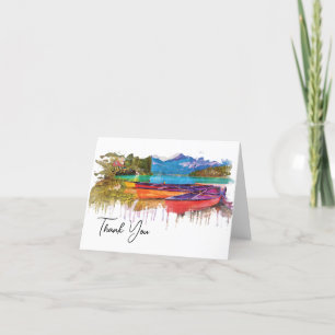 Lake Life  Thank You Card
