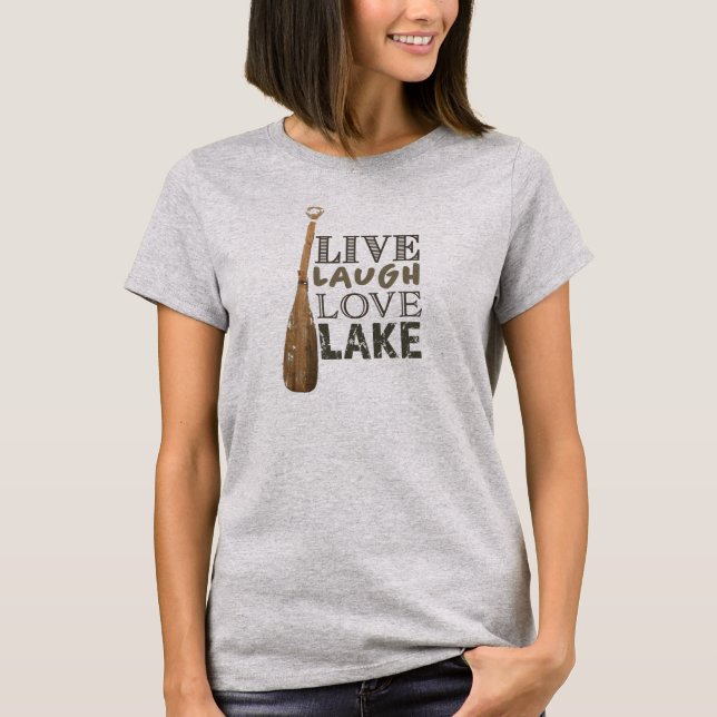 Lake Life Women's Bella Canvas Flowy Circle Top (Front)