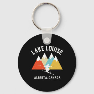 Lake Louise Alberta Canada Ski Vacation Souvenir Key Ring