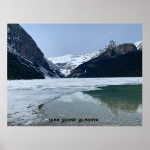 Lake Louise, Alberta Famous Tourism Spot Poster