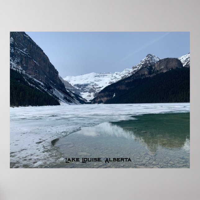 Lake Louise, Alberta Famous Tourism Spot Poster (Front)
