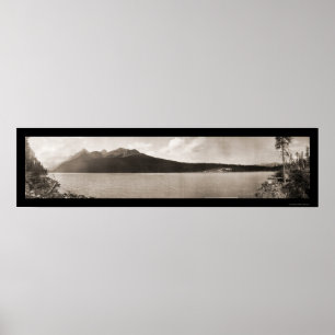 Lake Louise Alberta Photo 1907 Poster