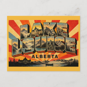 Lake Louise Alberta Turquoise Gem Postcard