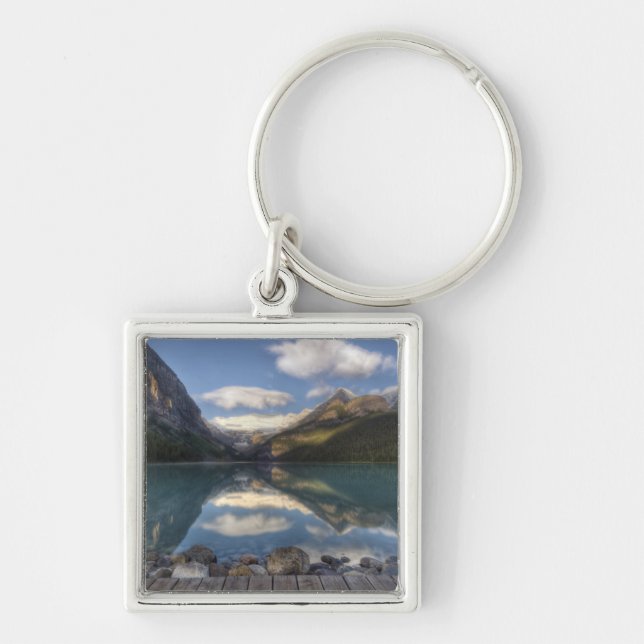 Lake Louise at sunrise, Banff National Park, Key Ring (Front)