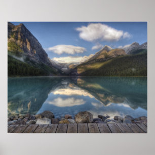 Lake Louise at sunrise, Banff National Park, Poster