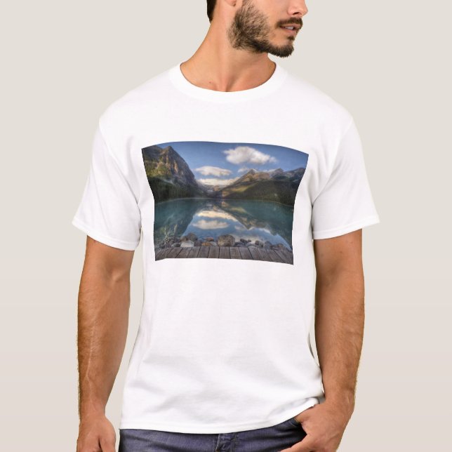 Lake Louise at sunrise, Banff National Park, T-Shirt (Front)
