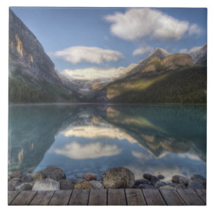 Lake Louise at sunrise, Banff National Park, Tile