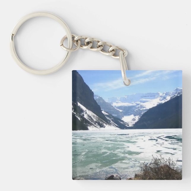 Lake Louise, Banff, Alberta, Canada Key Ring (Front)