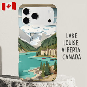 Lake Louise Banff Canada Layered Paper Diorama