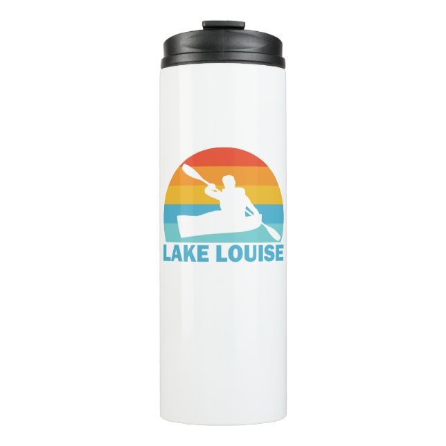 Lake Louise Banff National Park Kayak Thermal Tumbler (Front)