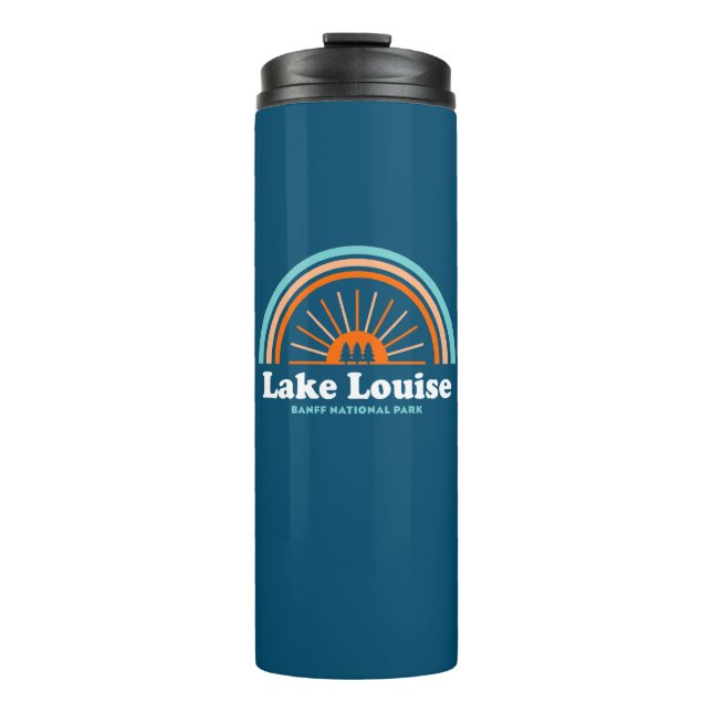 Lake Louise Banff National Park Rainbow Thermal Tumbler (Front)