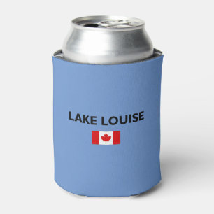 Lake Louise Canada Canadian Flag Light-Colour Can Cooler