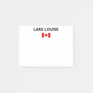 Lake Louise Canada Canadian Flag Light-Colour Post-it Notes