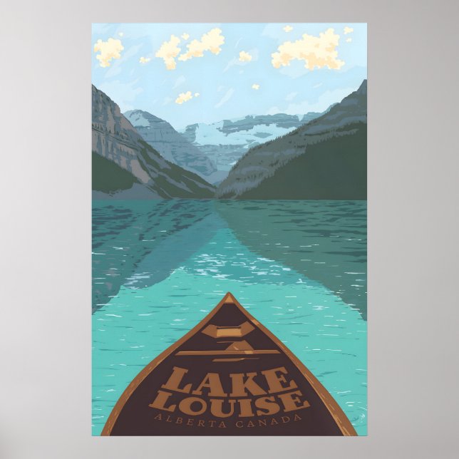 Lake Louise Canada Travel Poster (Front)