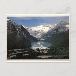Lake Louise Canada Vintage Mountain Panorama Postcard
