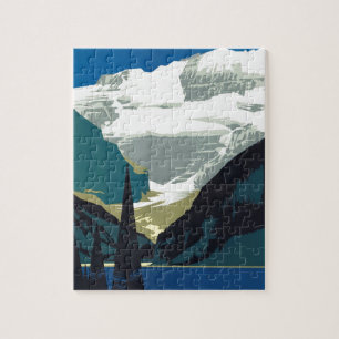 Lake Louise Canadian Rockies Canada Jigsaw Puzzle