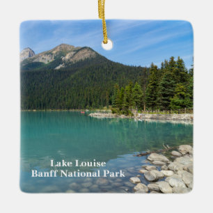 Lake Louise in Banff Canada Ceramic Ornament