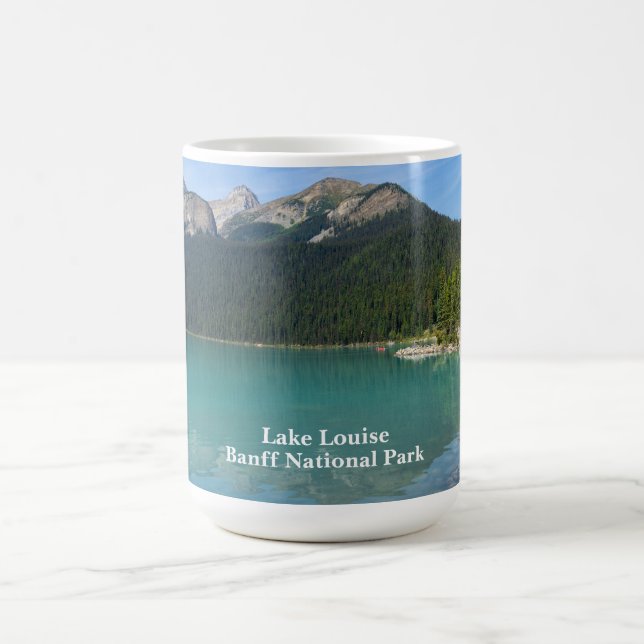 Lake Louise in Banff Canada Coffee Mug (Center)