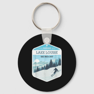 Lake louise ski resort canada snowboarding skiing key ring