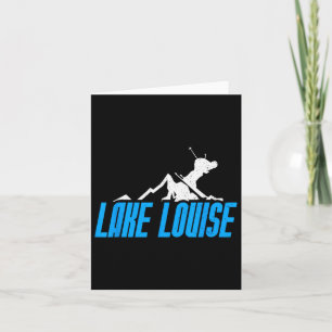 Lake Louise Skiing Snowboarding Canada Resort Dist Card