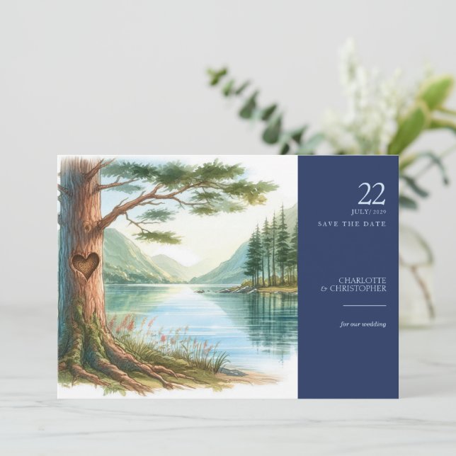 Lake Love Save The Date (Standing Front)