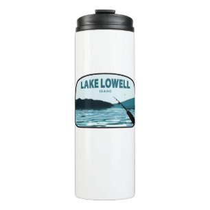 Lake Lowell Idaho Fishing Rod Thermal Tumbler