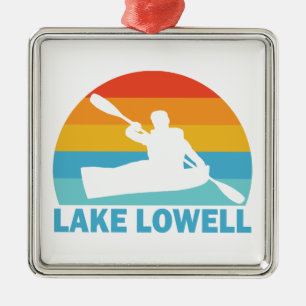 Lake Lowell Idaho Kayak Metal Ornament