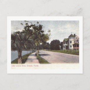 Lake Lucerne Dr., Orlando, Florida Vintage Postcard