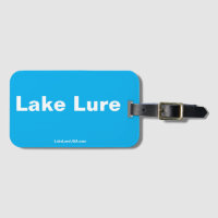 Lake Lure Azure Luggage Tag