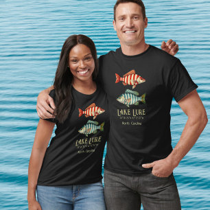Lake Lure North Carolina nautical fish T-Shirt
