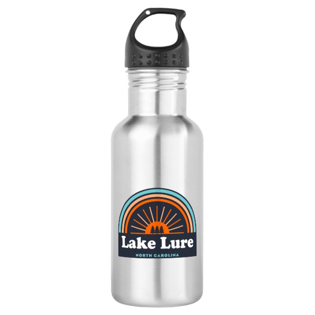 Lake Lure North Carolina Rainbow 532 Ml Water Bottle (Front)