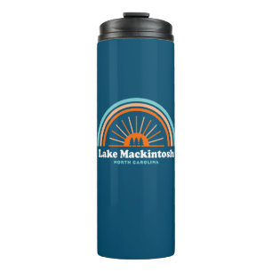 Lake Mackintosh North Carolina Rainbow Thermal Tumbler