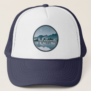 Lake Mackintosh North Carolina Reflection Trucker Hat