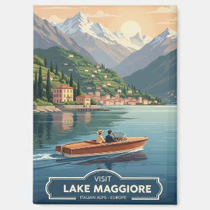 Lake Maggiore Italy Travel Magnet
