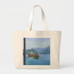 "Lake Maggiore" Large Tote Bag