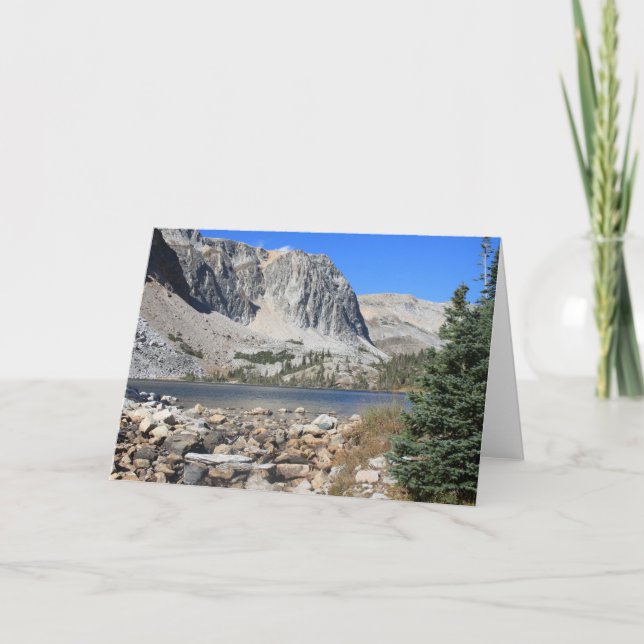 Lake Marie Snowy Range All Occasion Card (Front)
