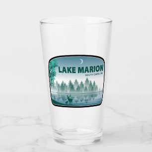 Lake Marion South Carolina Deer Glass