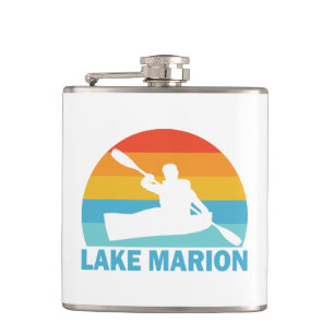 Lake Marion South Carolina Kayak Hip Flask