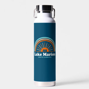 Lake Marion South Carolina Rainbow Water Bottle