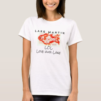 Lake Martin Fish T-shirt LOL "Love Our Lake"
